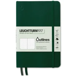 Outline Notebook B6 Walden Green Dotted