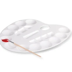 Oval Palett Hårdplast Stor