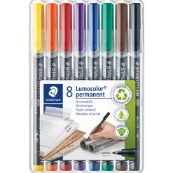 8-pack Lumocolor permanent Fine