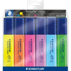 6-pack Textsurfer Classic Överstrykningspennor