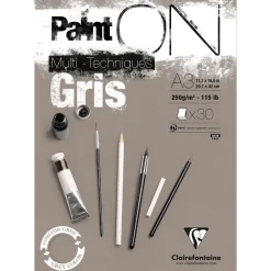 Paint'ON Konstnärsblock Gris A3