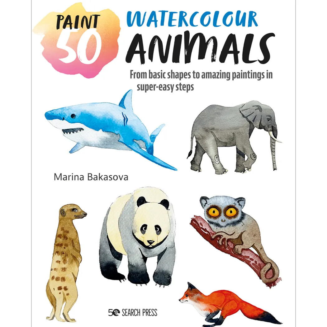 Paint 50: Watercolour Animals