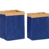 Paper basket Blue Förvaringskorg 2-set