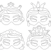 Pappersmasker Prinsessor 12 st