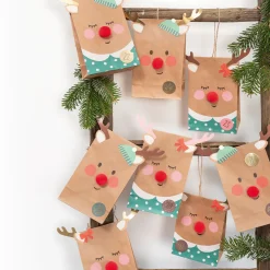 Papperspåsar till Adventskalender Natur 24-pack