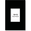 Passepartout Svart 10x15 cm