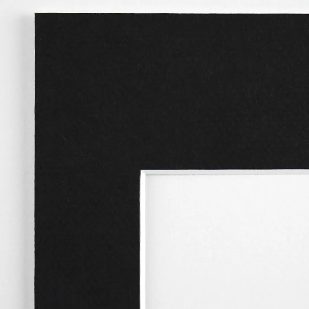 Passepartout Svart 18x24 cm