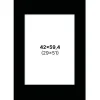 Passepartout Svart 42x59,4 cm A2