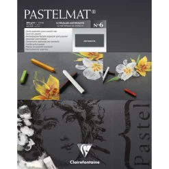 Pastelmat Konstnärsblock Anthracite 18x24 cm
