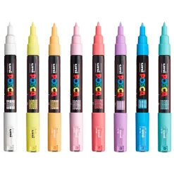 PC-1MC Soft Colours 8-set