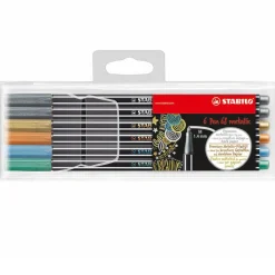 Pen 68 Metallic 6-set