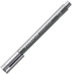 Penselpenna Metallic silver