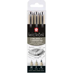 Pigma Micron Fineliner 3-pack Tunn