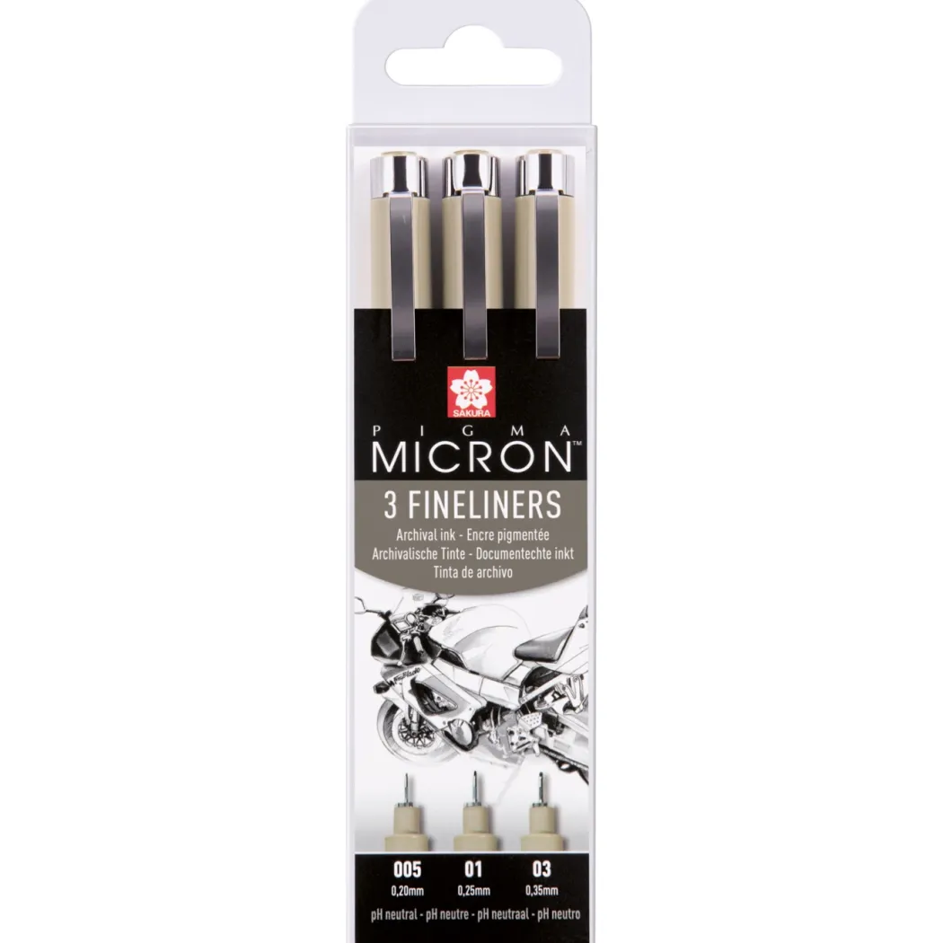 Pigma Micron Fineliner 3-set (1)