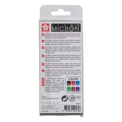 Pigma Micron Fineliner 6-set 01 Basic Colours