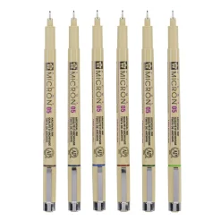 Pigma Micron Fineliner 6-set 05 Earth Colours
