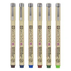 Pigma Micron Fineliner 6-set 05 Earth Colours