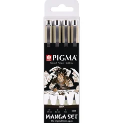 Pigma Sepia Manga 4-set
