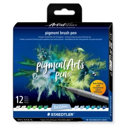 Pigment Arts Brush Pen 12-set Cool
