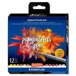 Pigment Arts Brush Pen 12-set Warm