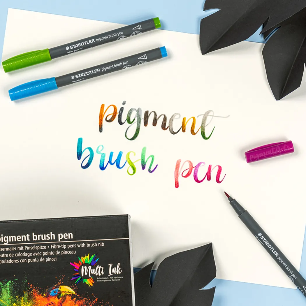 Pigment Arts Brush Pen 6-set Yellow/Orange