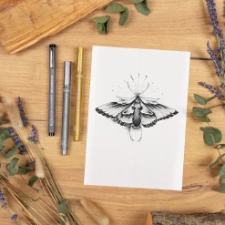 Pigment Liner + Metallic pen 5-pack