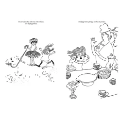 Pippi Långstrump måla och rita