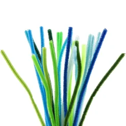 Piprensare 30 cm 25-pack Blågrön färgmix