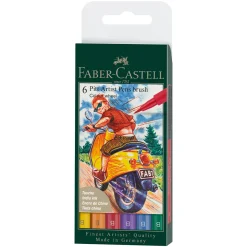 PITT Artist Brush 6-pack Colour