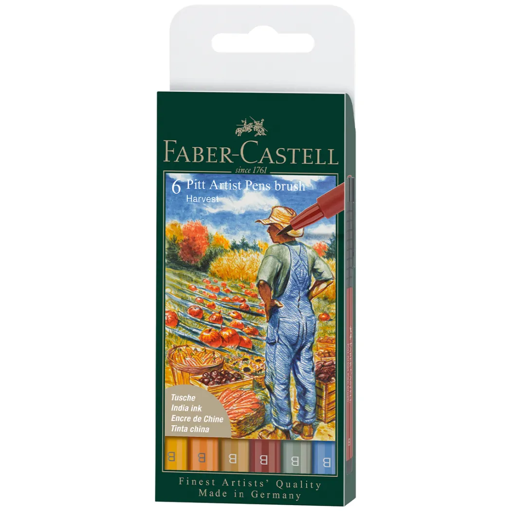 PITT Artist Brush 6-pack Fall
