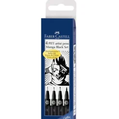 PITT Artist Manga 4-set Black