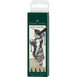 PITT Artist 4-pack Black