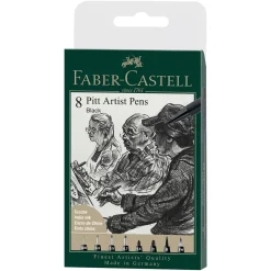 PITT Artist 8-pack Black