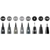 PITT Artist 8-pack Grey & Black