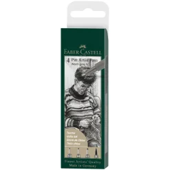 PITT Artist 4-pack Warm Grey