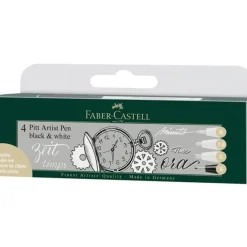 PITT Artist Pens 4-set Black & White
