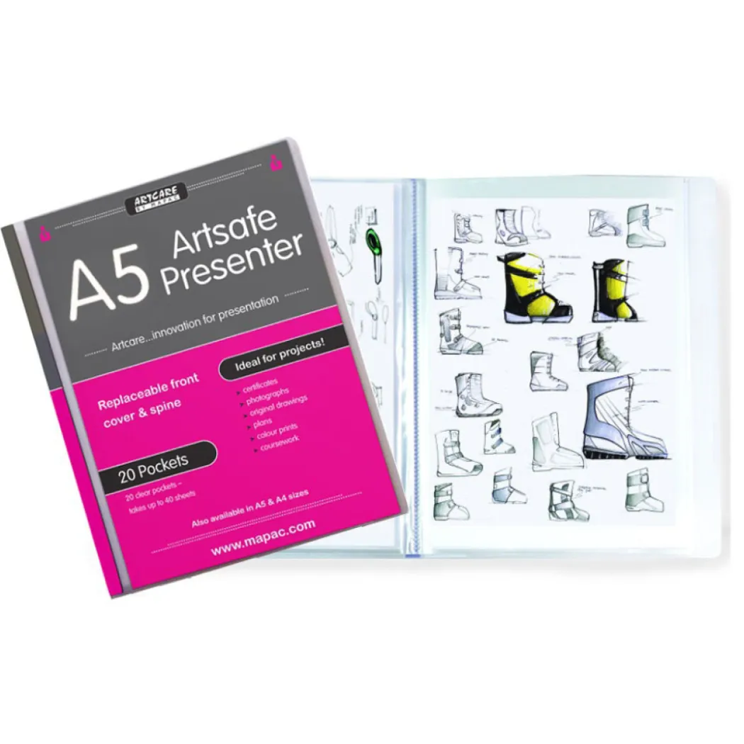 Plastfickor ArtSafe A5
