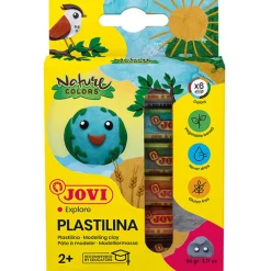 Plastilina Modellera 6-set Naturfärger 15 g