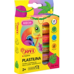 Plastilina Modellera 6-set Neon 15 g