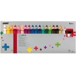 3plus Färgpennor 18-set (3 år+)