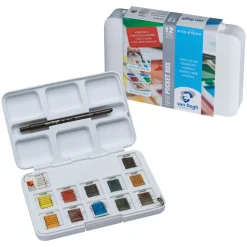 Pocket Box Akvarellfärg 12-set