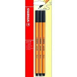 Point 88 Fineliner 3-pack Svart