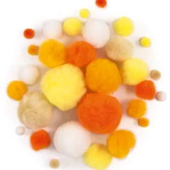 Pompoms Gul 30-pack