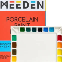 Porslinspalett Rektangulär 14x20 cm