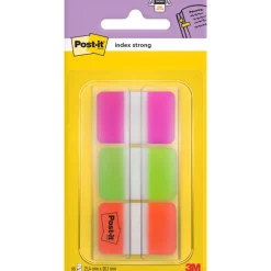 Post-It Indexflikar 25,4x38,1 mm Strong 3 färger Neon