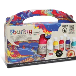 Pouring-kit Akryl 5x100ml