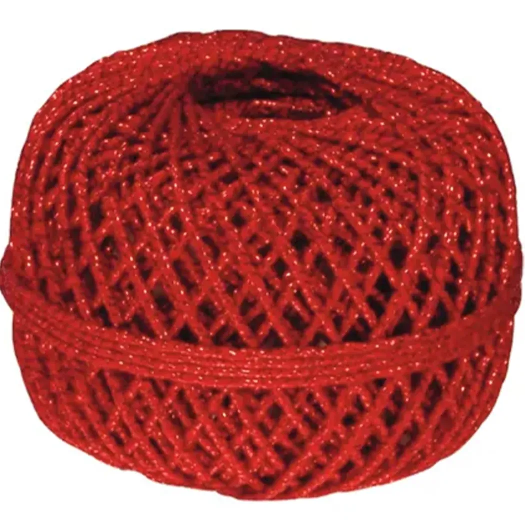 Presentsnöre 20m x 1mm Röd