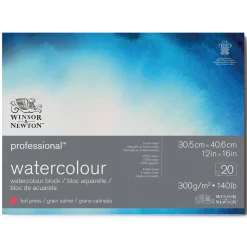 Professional Akvarellblock HP 31x41 cm 300g