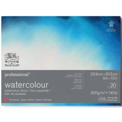 Professional Akvarellblock HP 23x31 cm 300g