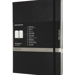 Pro Hard Cover Notebook XL Black Linjerad